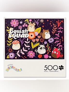 Squishmallows Purple Floral Squish Squad Puzzle